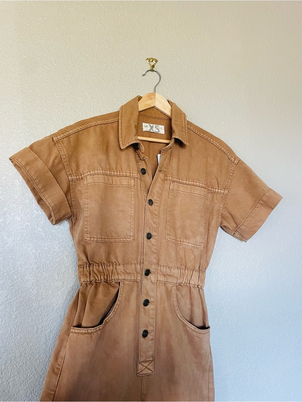 Free People Marci Washed Coverall Jumpsuit NWT - Picture 7 of 16